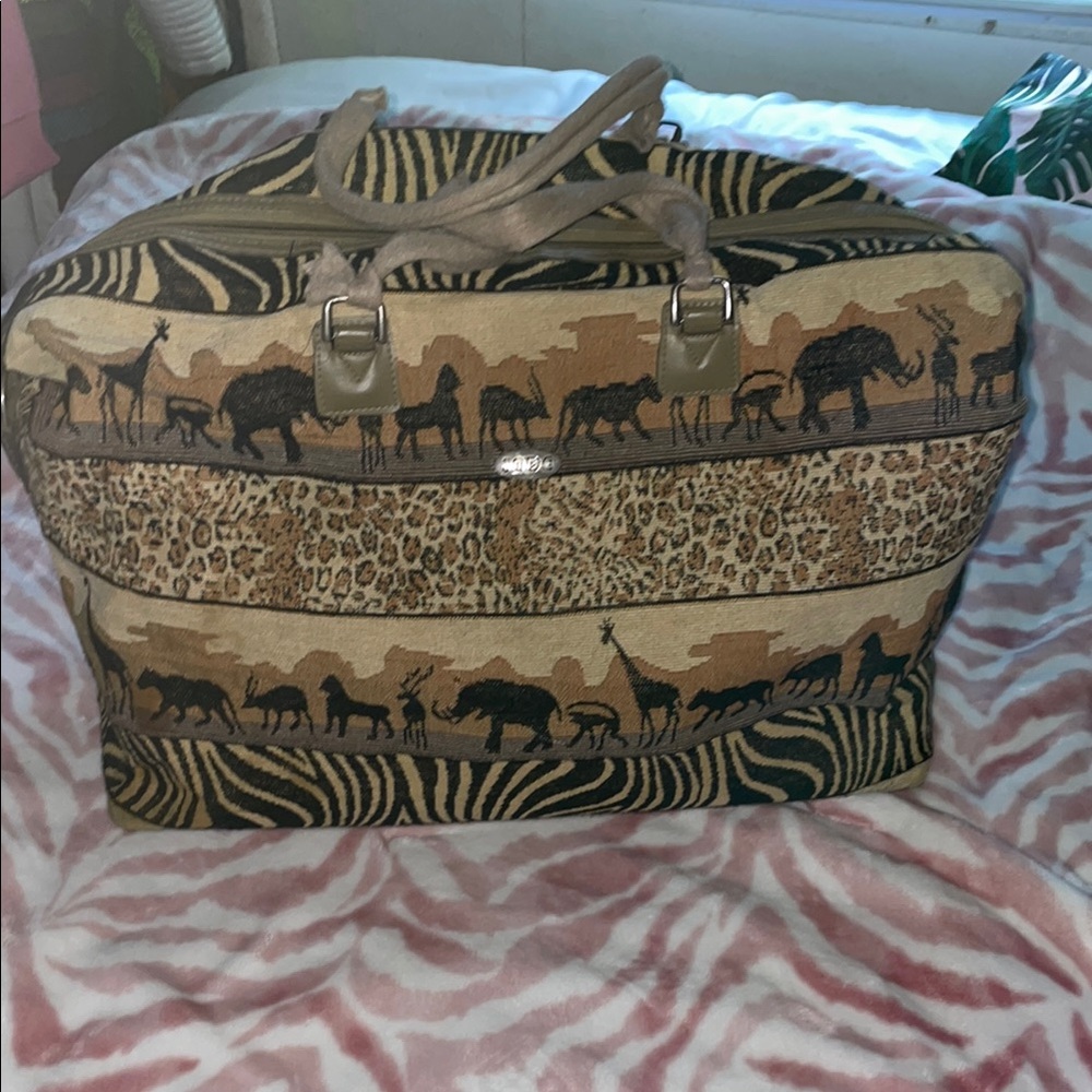 Animal Print Travel Bag